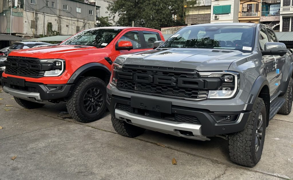 Bộ đôi Ford Ranger Raptor 2023 đã có mặt tại Đại lý