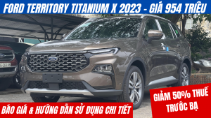 Giá xe Ford Territory Titanium X 2023 và Hướng dẫn sử dụng chi tiết